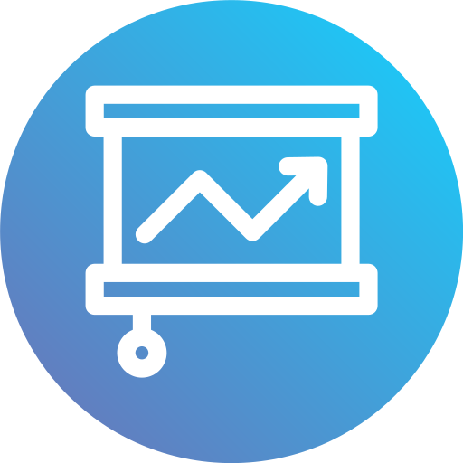croissance Generic Flat Gradient Icône