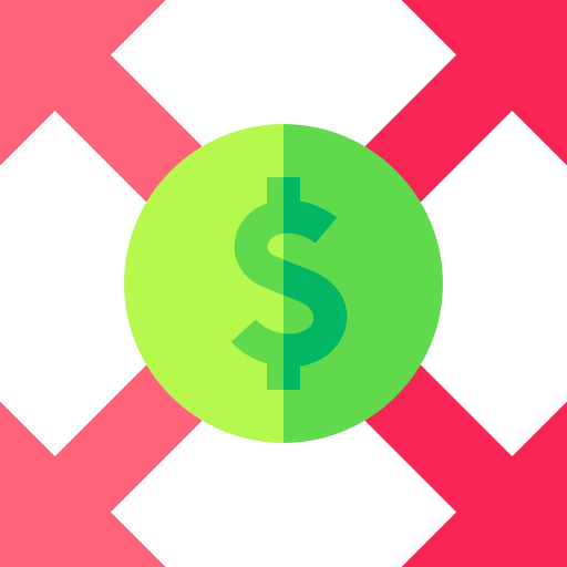 通貨 Basic Straight Flat icon