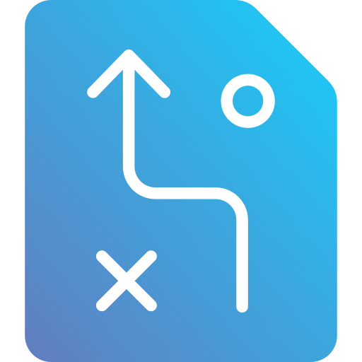 Startegy Generic Flat Gradient icon