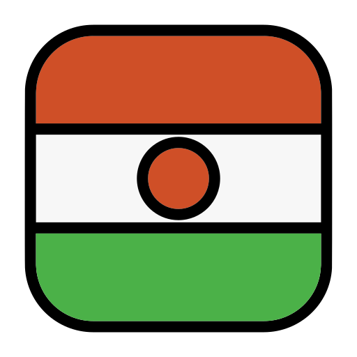Niger Generic Outline Color icon