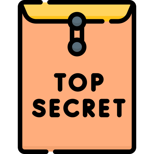 Top secret Special Lineal color icon