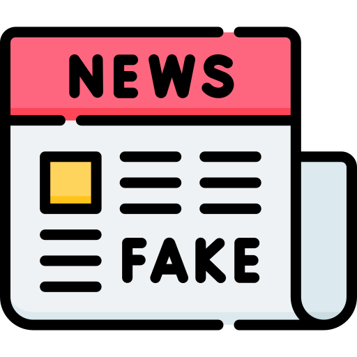 Fake news Special Lineal color icon