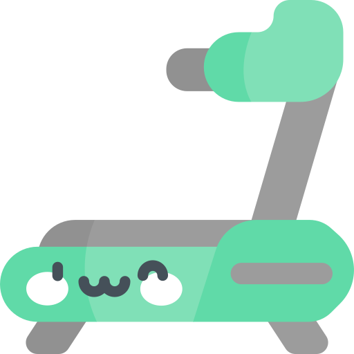 Treadmill Kawaii Flat icon