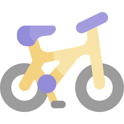 Bike Kawaii Flat icon