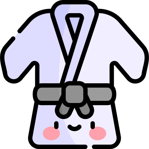 空手 Kawaii Lineal color icon