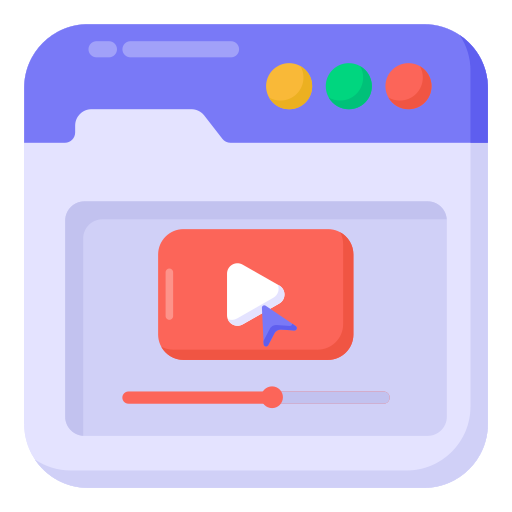 vídeo web Generic Flat icono