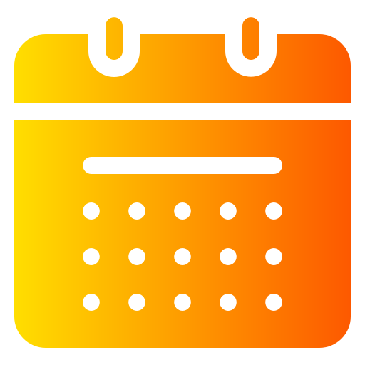 kalender Generic Flat Gradient icon