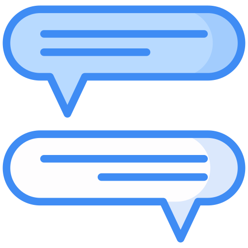 Messages Generic Blue icon