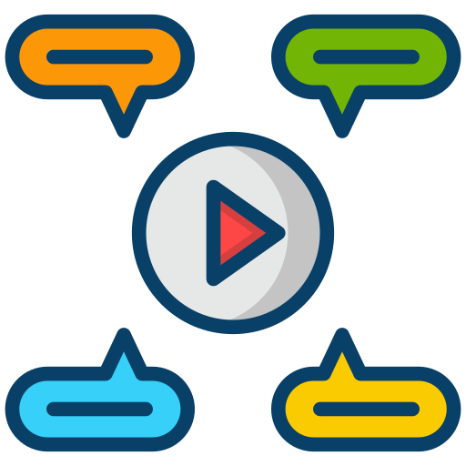 videochat Generic Outline Color icono