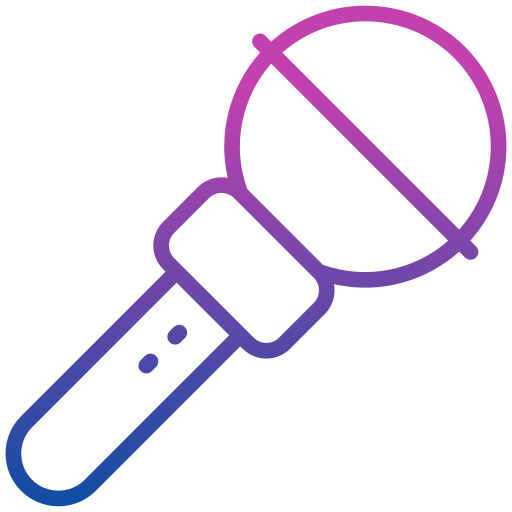 microfoon Generic Gradient icoon