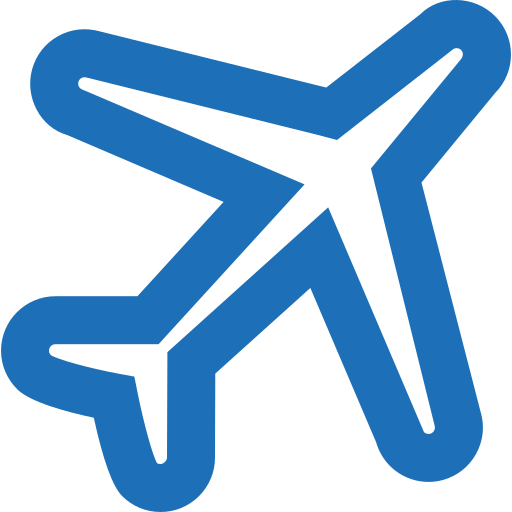 Самолет Generic Blue иконка