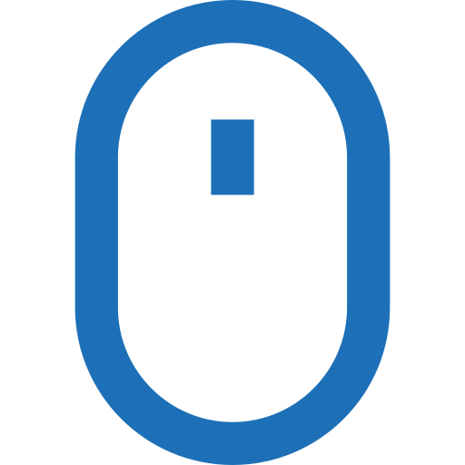 Mouse Generic Blue icon