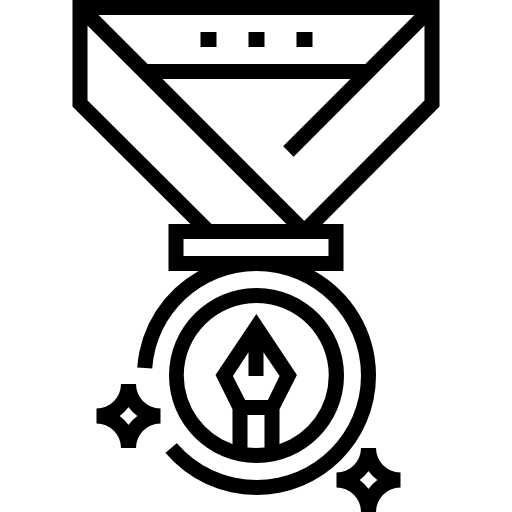 アワード Detailed Straight Lineal icon