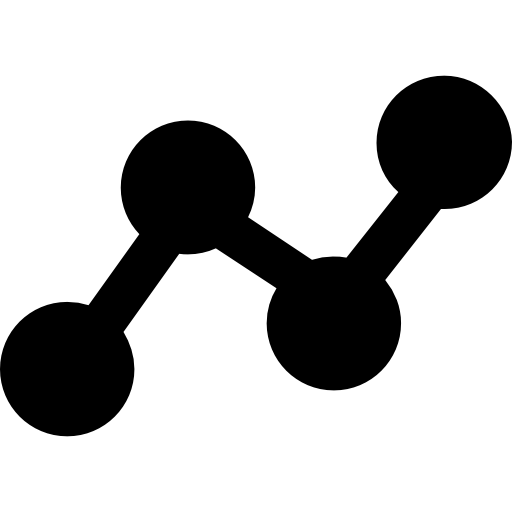 graphique linéaire Kiranshastry Solid Icône