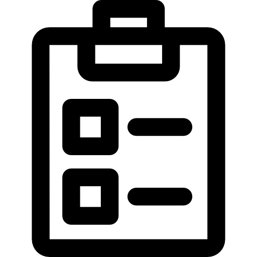 クリップボード Kiranshastry Lineal icon