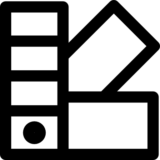 pantone Kiranshastry Lineal icono