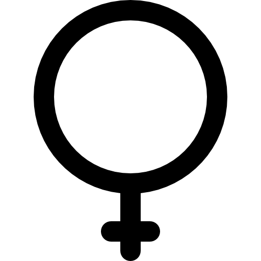 hembra Super Basic Rounded Lineal icono