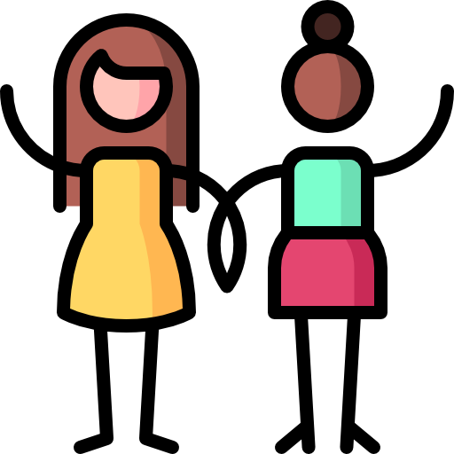 두 Puppet Characters Lineal Color icon