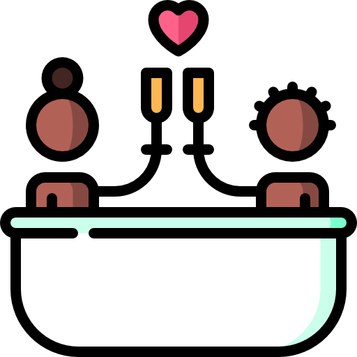 Bathtub Puppet Characters Lineal Color icon