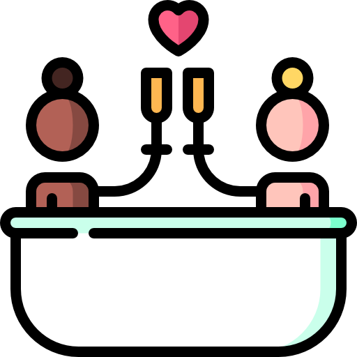 Bathtub Puppet Characters Lineal Color icon