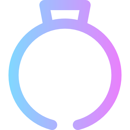 Engagement ring Super Basic Rounded Gradient icon