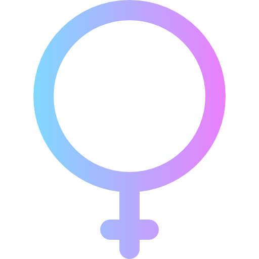 Female Super Basic Rounded Gradient icon