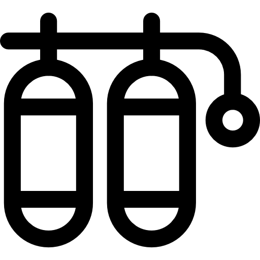 산소 탱크 Kiranshastry Lineal icon