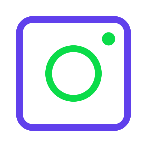 instagram Generic Outline Color ikona