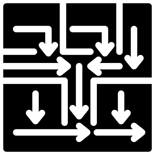 plan ewakuacji Generic Glyph ikona