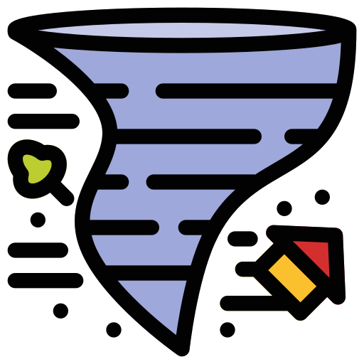 Торнадо Generic Outline Color иконка