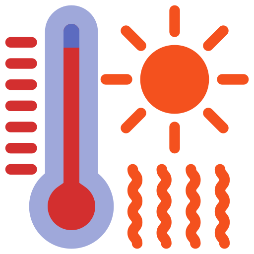 ola de calor Generic Flat icono
