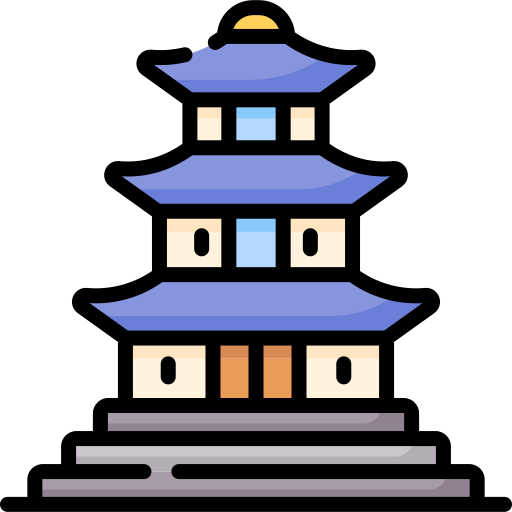 Pagoda Special Lineal color icon