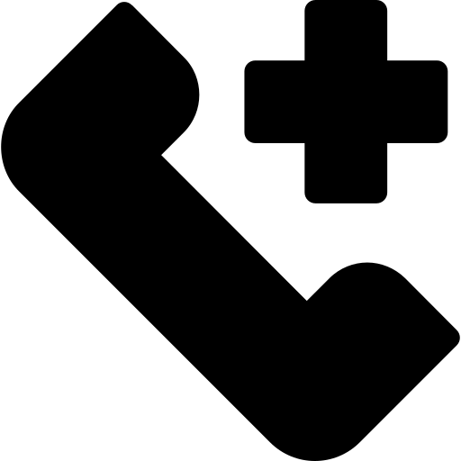 połączenie alarmowe Generic Glyph ikona