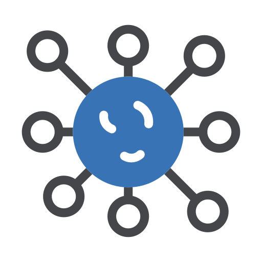 Coronavirus Generic Blue icon