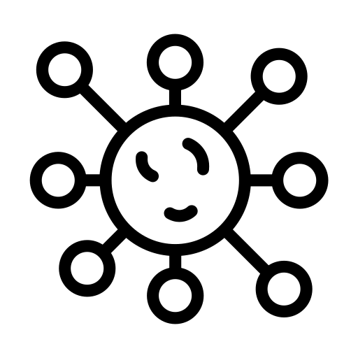 coronavirus Vector Stall Lineal Icône