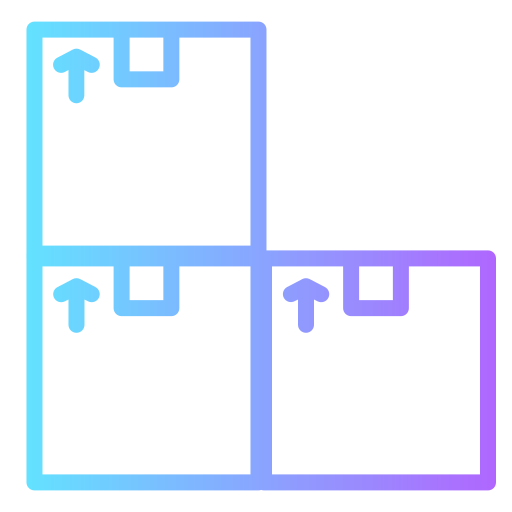 pakket doos Generic Gradient icoon