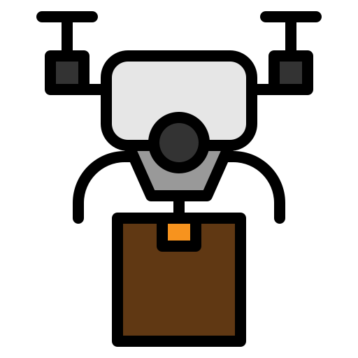 Drone Generic Outline Color icon