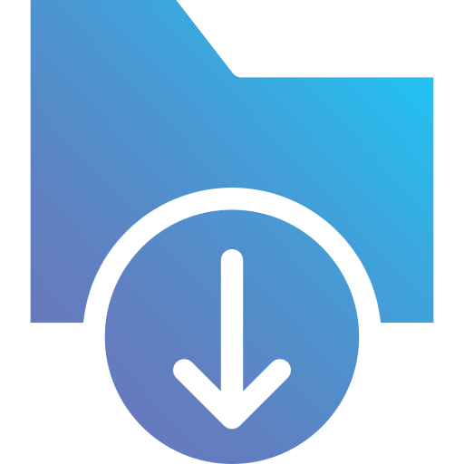 파일 다운로드 Generic Flat Gradient icon