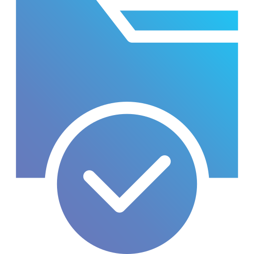 Save folder Generic Flat Gradient icon