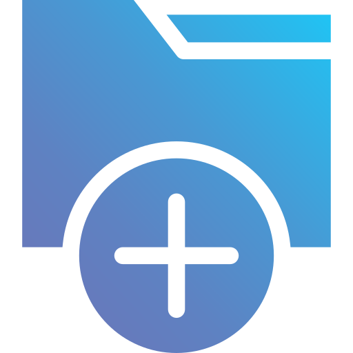 폴더 추가 Generic Flat Gradient icon