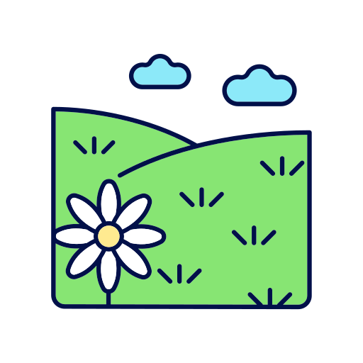 Meadow Generic Thin Outline Color icon