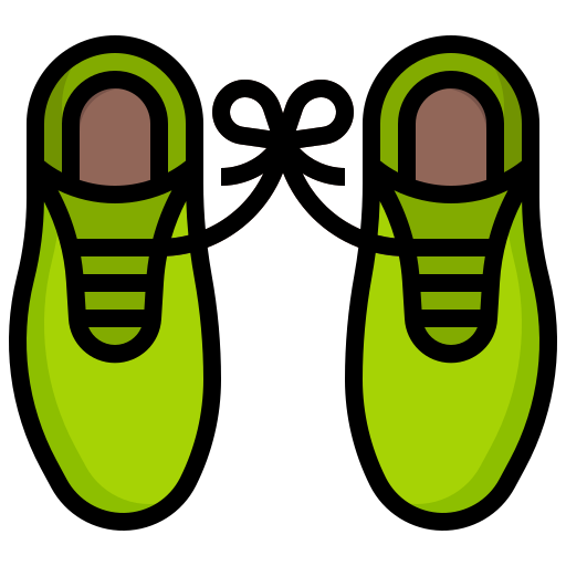 des chaussures Generic Outline Color Icône