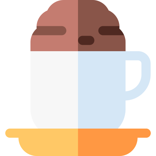 latte café Basic Rounded Flat Ícone