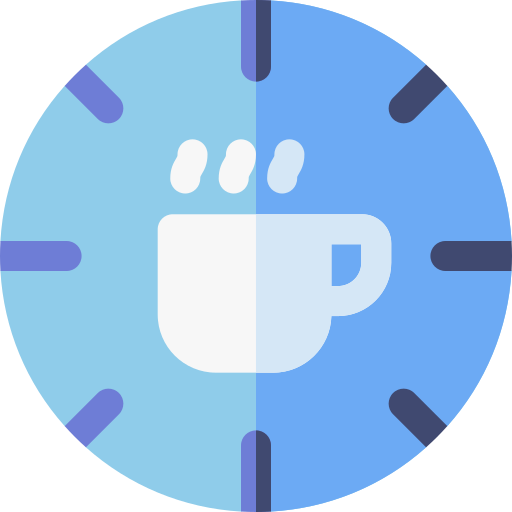 hora de cafe Basic Rounded Flat icono