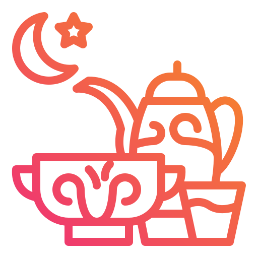 뜨거운 음료 Mangsaabguru Lineal Gradient icon