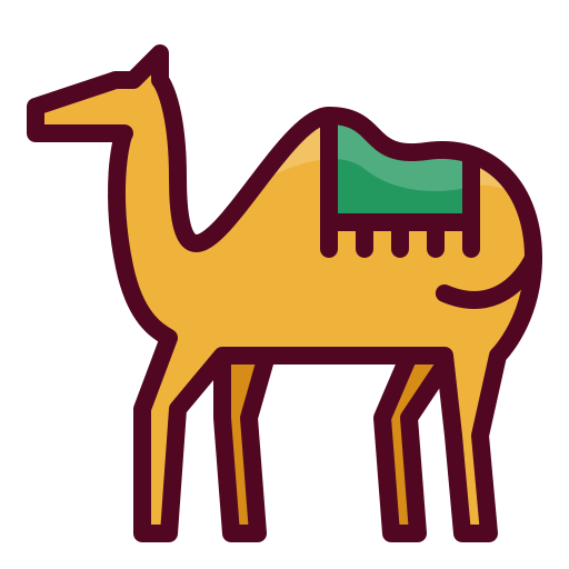 Верблюд Mangsaabguru Lineal Color иконка