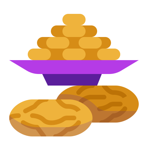 tazón de frutas Mangsaabguru Flat icono