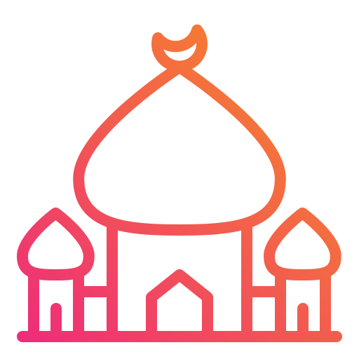 meczet Mangsaabguru Lineal Gradient ikona