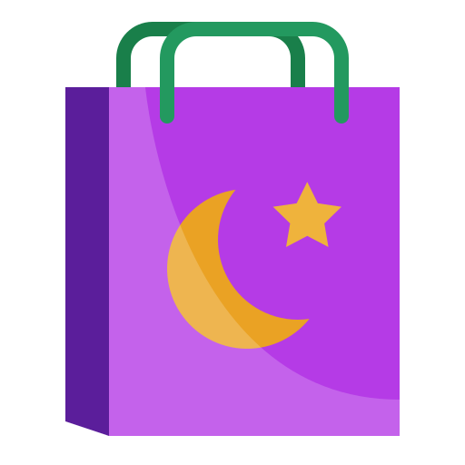 Shopping bag Mangsaabguru Flat icon