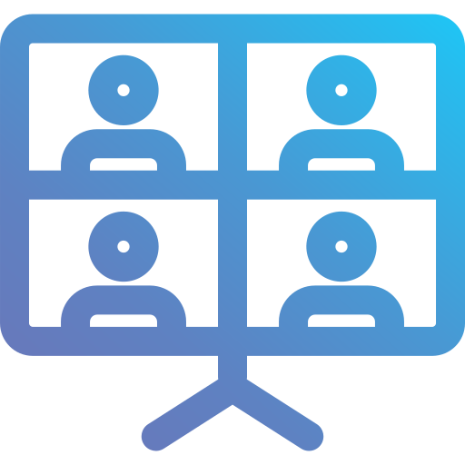 Video conference Generic Gradient icon